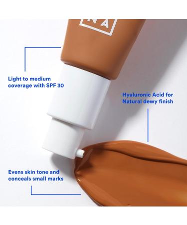 3ina Tinted Moisturizer SPF 30 - Vegan BB Cream with Hyaluronic Acid - Cruelty-Free Face Cream - Structable Foundation - International Shipping - Buy Online on GoSupps.com