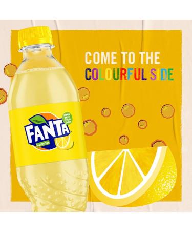 Generic 12 x Fantta Lemon 500ml - Sparkling Lemon Fruit Drink with Sugar and Sweeteners - Buy Online on GoSupps.com