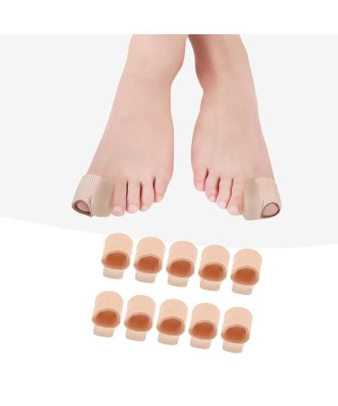 Soft Gel Toe Protectors - 10pcs Toe Cushion Tubes for Bunions & Overlapping Toes - Buy Online on GoSupps.com