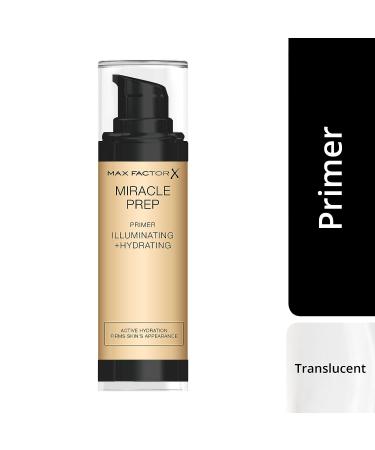 Max Factor Miracle Prep Illuminating & Hydrating Primer 30ml with Niacinamide & Vitamin E - Buy Online on GoSupps.com