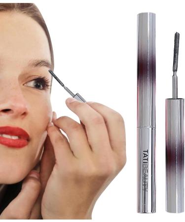 Eyelash Mascara Widen Open Eyes Mascara with Brush Amplified Tube Mascara for Women Bristleless Mascara for Natural-Looking Lashes Black - Buy Online on GoSupps.com