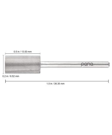 Pana 3/32 Flat Top Nail Carbide Bit - Silver Large Barrel Head (XF Grit) for Electric Dremel Drill - Buy Online on GoSupps.com