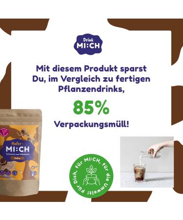 Buy Drink Mi: CH Oat Drink Powder Cocoa 250g - Vegan Sugar-Free Eco-Friendly Chocolate Mix - Makes 2 Liters 85% Less Packaging Waste - Buy Online on GoSupps.com