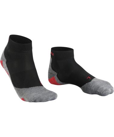 Falke Men RU5 Short Running Socks - Ultra-Light Cooling Vegan Rapid-Drying & Breathable - Size 44 Black (3010) | Premium Jogging & Sports Gear - Buy Online on GoSupps.com
