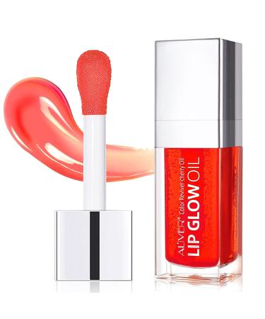 Sefudun Lip Glow Oil: Moisturizing & Hydrating Long-Lasting Waterproof Lip Tint Set - Cherry - Buy Online on GoSupps.com