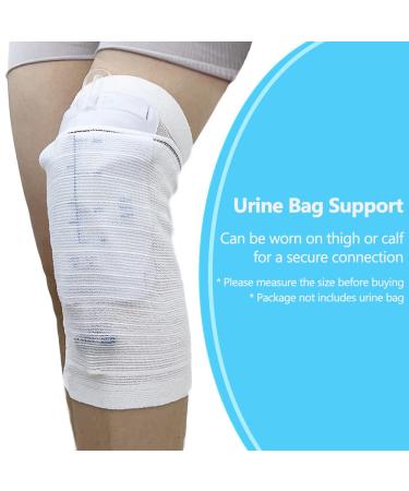 Comfortable Catheter Leg Bag Holder Cover - Ultra-Soft & Breathable Foley Leg Bag Sleeves for Caregivers - International Shipping Available - Buy Online on GoSupps.com
