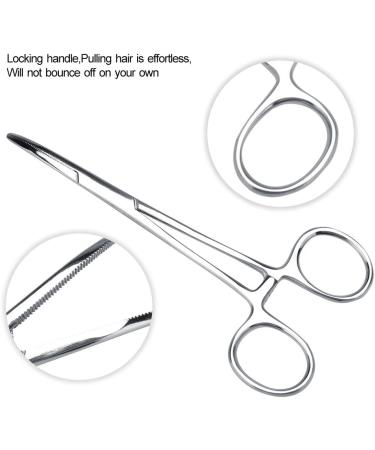 Pet Ear Locking Forceps - Strong Dog Grooming Tweezers for Effective Ear Hair Removal | Animal Care Scissor Tool - Buy Online on GoSupps.com