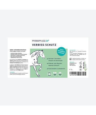 Buy Horse Care24 Nabber Protection Spray 1000ml - Effective Bite & Nibbling Deterrent for Horses - Anti-Chew Solution for Manes Fur and More - Buy Online on GoSupps.com