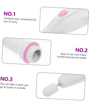 COHEALI 1pc Nail File Battery Portable Wireless Nail Drill Portable Nail Drill Nail Filer Portable Battery Nail Art Tool Nail Polishes Portapotty Manicure White Drill - Buy Online on GoSupps.com