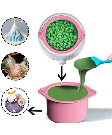 YXRRRving Silicone Pot for Wax Warmer | Non-Stick Coated Reusable Bowl & Stirring Stick | Melting Wax Tools in Pink/Blue | International Shipping Available - Buy Online on GoSupps.com