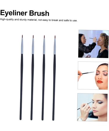 SOESFOUFU 4pcs Fine Eyeliner Brush Makeup Applicators Angled Eyeliner Brush Thin Girls Eyeliner Applicator Set - Buy Online on GoSupps.com