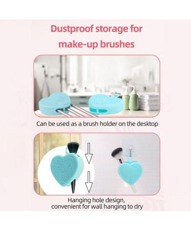 FOMIYES Heart Shaped Face Brush Silicone Face Scrubber Face Scrubber Exfoliator Brush Double Side Face Brush Manual Exfoliating Brush Face Wash Brush Silica Gel Cleaner Handheld - Buy Online on GoSupps.com