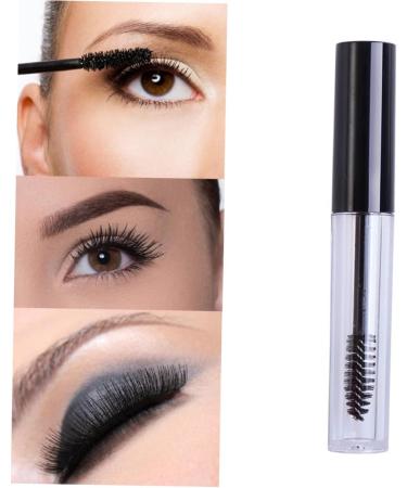 Outanaya 5pcs Eyelash Brush Tube Empty Lash Tube Clear Mascara Tube Empty Eyelashes Tube Empty Tube Black - Buy Online on GoSupps.com