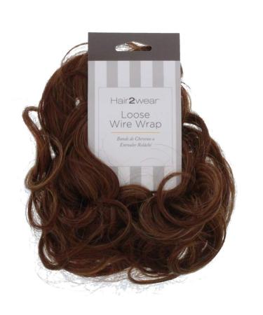 Hair2wear Loose Wire Wrap Medium Red - Red Highlights Ht3025S