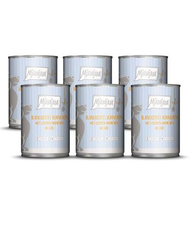 Mjamjam - Premium wet food for dogs - blanched chicken with delicious carrot on sauce 6 -pack (6 x 380 g) grain -free with extra meat chicken - Buy Online on GoSupps.com