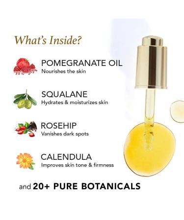 Radiance Beauty-Boosting Face Elixir | Hydrating Moisturiser Serum with Organic Rosehip Oil | Fast Absorbing Non-Sticky | 0.20 Fl Oz - RAS LUXURY OILS - Buy Online on GoSupps.com