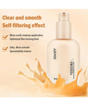 ADMD Light Fog Hydrating Waterproof Foundation - Long Lasting and Full Coverage (Ivory) - Buy Online on GoSupps.com
