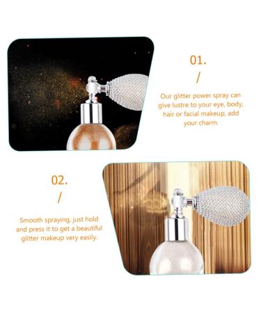Buy Hemoton 4pcs Body Powder Spray - Glitter & Shimmering Eyeshadow Pressed & Loose Highlighter for Stunning Looks | International Shipping Available - Buy Online on GoSupps.com