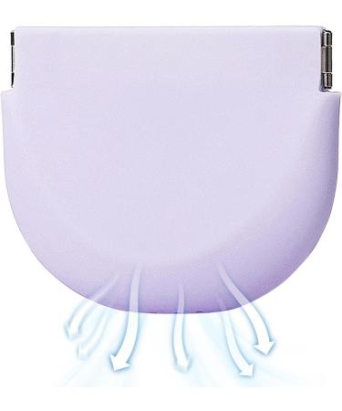 Teksome Storage Case | Food-Compatible Silicone Cover for Aligners & Dentures | Portable Prosthesis Case with Ventilation - Lavender - Buy Online on GoSupps.com