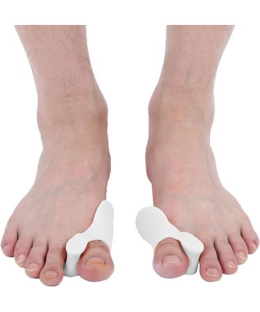 10 Pcs Relief Toe Tubes - Hallux Valgus Spacer Corrector for Adults (White) - Buy Online on GoSupps.com