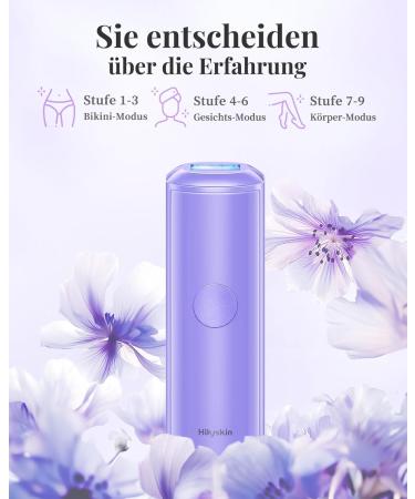 Hikyskin IPL Hair Removal Device - Sapphire Ice Cooling 999 900 Pulses 9 Energy Levels for Women & Men - Effective for Armpits Legs & Body - Buy Online on GoSupps.com