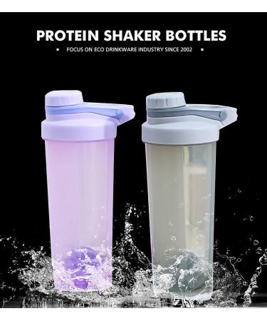 Bouteille de la prot ine Shaker bouteille d'eau de sport de sport tasses de m langeur de smoothie BPA gratuit couvercle bascule avec bouteille de m lange de poudre de boule de m lange pui 0.5L Blue - Buy Online on GoSupps.com
