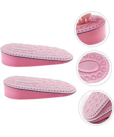 GLEAVI 6 Pairs Invisible Height Increasing Insoles for Men & Women - Comfortable Half Pad Shoe Inserts for Height Boost & Massage - Pink Blade Design - Buy Online on GoSupps.com