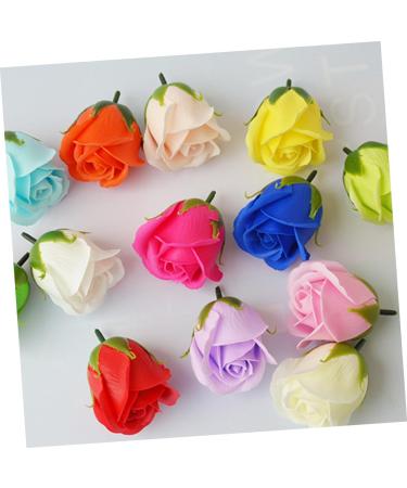 TOPBATHY 50pcs Valentine's Day Rose Bath Gifts Bath Soap Rose House Gifts Mothers Day Soap Rose Soap Rose Petals Rose Gifts Home Decor Valentine's Day Gifts Gift Box Corn Starch Artificial Navy 7X4.5CM - Buy Online on GoSupps.com