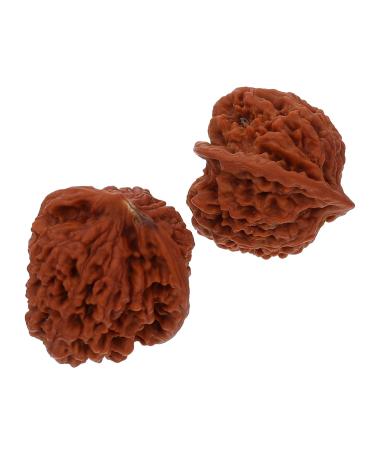 Ultechnovo massage roller 4 pieces walnut fitness game leisure ball exercise massage ball Chinese stress acupuncture point messages ball practice balls hold handle walnut core