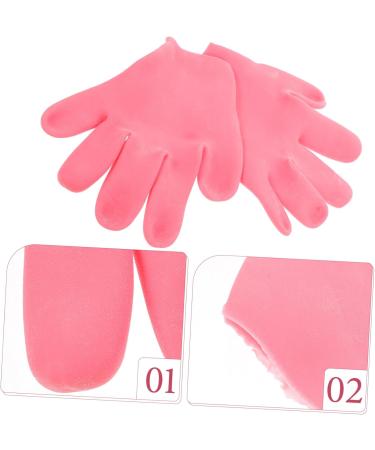 BELLIFFY 2 Pairs Moisturizing Gloves Silicone Glove Lotion Moisturizing Hand Gloves Dry Hand Gloves Sleeping Gloves for Dry Hand Women Lotion Gloves Moisture Gloves for Dry Hand - Buy Online on GoSupps.com