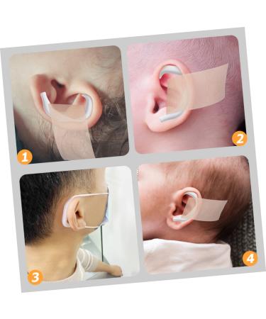 KOMBIUDA Auricle Corrector Invisible Tape - 5 Pairs | Silicone Patch for Ear Mold Support | Valgus Protruding Ear Correction Bracket - Buy Online on GoSupps.com