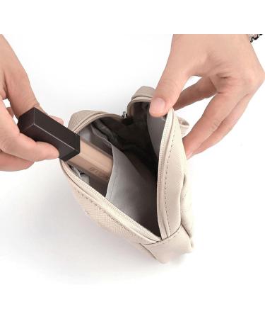 Portable Women's Sanitary Napkin Storage Bag | Travel Makeup & Tampon Organizer - Black - Buy Online on GoSupps.com
