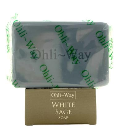 Buy Organic White Sage Soap - Natural Herbal Cleanser for Skin | Fast International Shipping - Buy Online on GoSupps.com