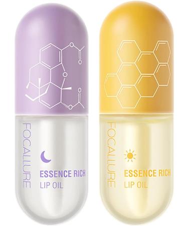 Lip Care Serum - Day & Night Moisturizing Lip Plumper Set - Plumping Lip Balm Enhancer for Fullness Reduce Fine Lines and Wrinkles Greatideal 1 count (Pack of 1) - Buy Online on GoSupps.com