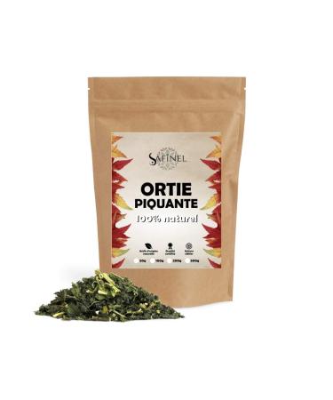 Spicy nettle leaf for herbal tea 100g - 100% natural 100% nettle leaf, strengthening the body thanks to its rich vitamin and mineral composition.