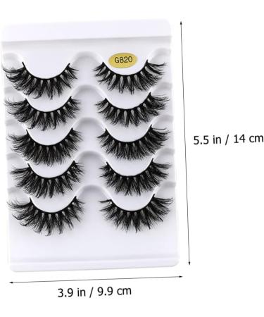 POPETPOP Black Decor 10 Pairs Fake Eyelashes 3d Makeup Decor False Eye Lashes Embellishments for Crafting Soft Light Fake Lash Black Trim Decked False Eyelashes Make up Imitation Miss - Buy Online on GoSupps.com