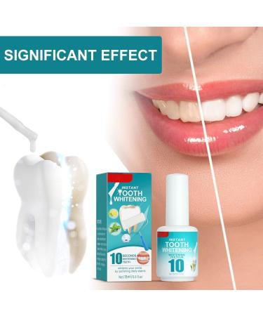 Giutsaull Tooth whitening paint dental varnish dental paint instant tooth dye sleek white dental varnish for removing stains oral whitening 15 ml - Buy Online on GoSupps.com