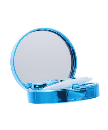 GLEAVI 2 Sets Glasses Case Glasses Holder Stand Terrariums Cases Care Boxes Box Holder Organizer Novel Box Holder Len Blue 7.5X7.5CM