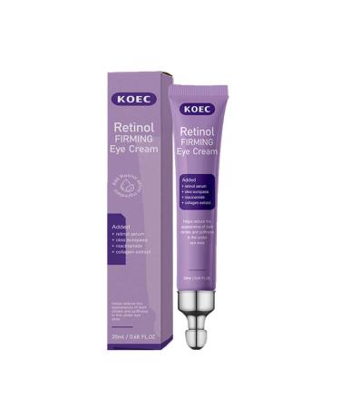 Retinol Eye Cream Retinol Eye Cream Dark Circles Reduce Fine Lines Eye Balm Cream Anti Aging Eye Cream Lightening Eye Cream Smooth Wrinkles Eye Cream Puffiness (1pc)