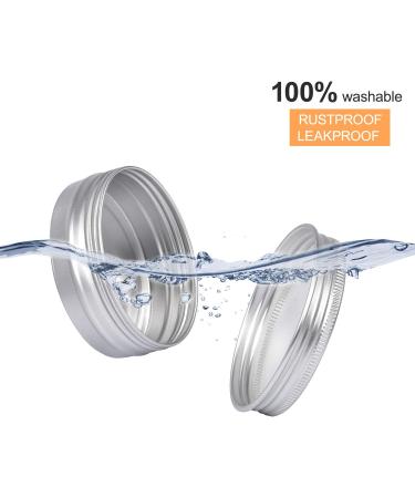 Sopito Aluminum Tins - 24 Pack 60ml Empty Round Tins for Lip Balm Cosmetics Mini Candles & Crafts - Buy Online on GoSupps.com