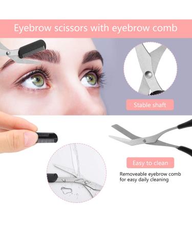 SmilCloud 11PC Eyebrow Set - Razor Scissors Tweezers & Brush for Men & Women | Perfect Grooming Kit for Flawless Brows - Buy Online on GoSupps.com