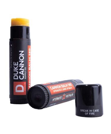 Duke Cannon Lip Balm for Men - Blood Orange - Tactical Lip Balm for Men long-lasting sun protection - SPF 30 0.56 oz - Buy Online on GoSupps.com