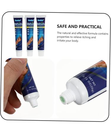 IWOWHERO 3 Pcs Anti-Itch Bottled Urticaria Cream Cream Cream Cream Medical External use White Bottled Urticaria Curing Plaster pp Push Type Mediacl Balm - Buy Online on GoSupps.com
