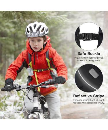 Winter Gloves for Kids - Waterproof Thermal Mittens for Boys and Girls (Ages 6-12) - Anti-Slip Grip for Skiing and Snowboarding - Buy Online on GoSupps.com