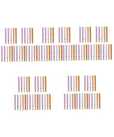 FRCOLOR 25 Pcs Retractable Lip Brush Travel Lip Brush Makeup Accessory Gloss Applicator Lipstick Brush Retractable Lip Mask Brush Concealer Brush Metal Aluminum Alloy Cosmetic