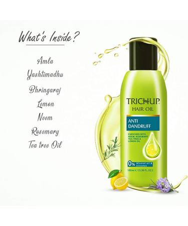 Trichup antipelliculaire kit (antipelliculaire Huile (100Ml) shampooing antipelliculaire (200ml) (lot de 2) - Buy Online on GoSupps.com