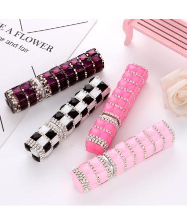 CRIOEVN Rhinestone Bling Mini Pocket Perfume Dispenser 12ML Pink - Portable Travel Cologne Spray Bottle for Outgoing - Buy Online on GoSupps.com