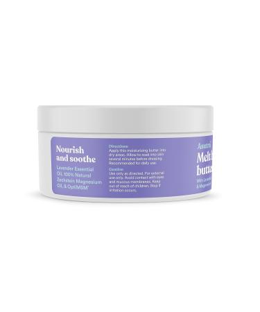 ASUTRA Magnesium Body Butter Lotion Lavender Scent - 7 oz | Natural Shea Butter & Almond Oil Moisturizer with Premium-Quality Magnesium Oil for Recovery & Revitalization - Buy Online on GoSupps.com