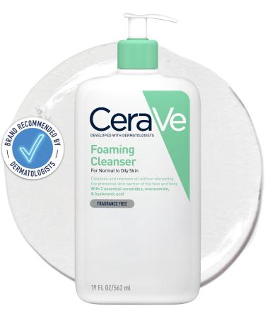  CeraVe CeraVe: Anti-Mark Retinol Serum for Acne Marks & PIH with Ceramides (30ml) + Foaming Gel for Normal to Oily Skin with Hyaluronic Acid (562ml) - Buy Online on GoSupps.com