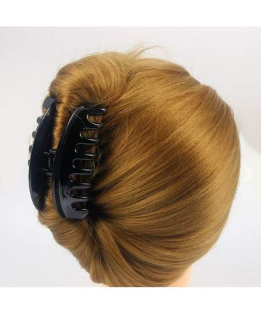 Luckycivia 6 PACK Large Plastic Hair Claw Clips (4 inch) - Strong Hold & Non-Slip Barrettes for Women, Lady, Girls - Fashion Hair Accessories - Buy Online on GoSupps.com